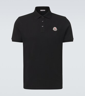 Logo cotton piqué polo shirt | Moncler