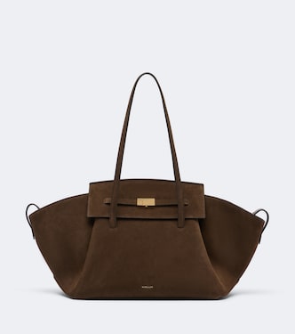Brooklyn Large suede shoulder bag | DeMellier