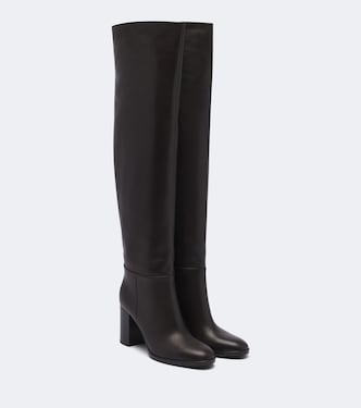 Leather knee-high boots | Gianvito Rossi