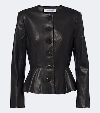 Veste Quinn en cuir | Veronica Beard