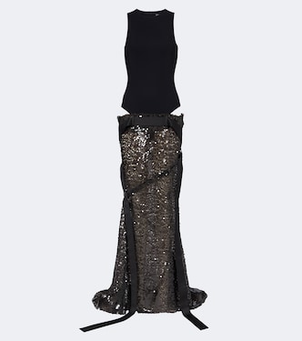 Cutout sequined gown | The Attico