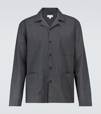 Camisa de pijama de algodón | Sunspel