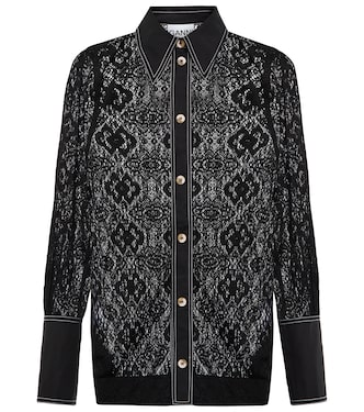 Hemd aus Spitze | Ganni