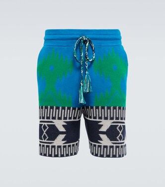 Shorts Cotton Piquet Icon in jacquard | Alanui