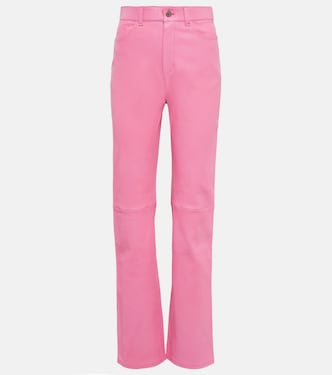 High-Rise-Hose Terry aus Leder | Stouls