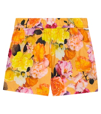 Air floral cotton shorts | Molo