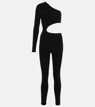 Shane asymmetric catsuit | Norma Kamali