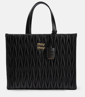 Cabas en cuir matelassé | Miu Miu