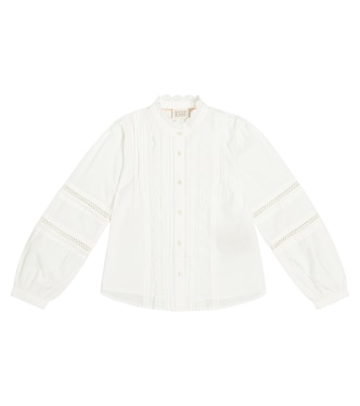 Embroidered cotton blouse | Scotch & Soda Kids