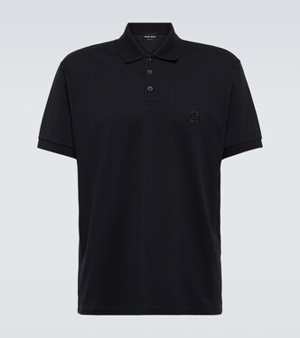 Cotton-blend polo shirt | Giorgio Armani