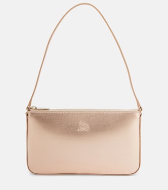 Loubila metallic leather shoulder bag | Christian Louboutin