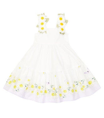 Baby floral cotton dress | Monnalisa