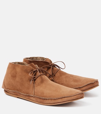Tyler shearling-lined suede moccasins | The Row