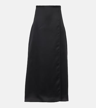 Mila silk maxi skirt | Khaite