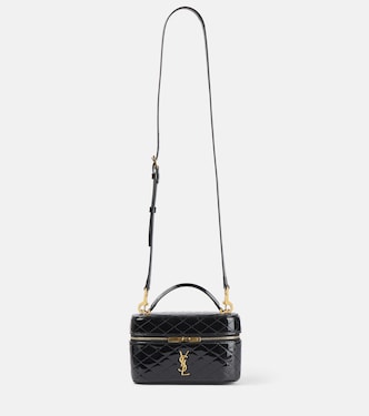 Bolso neceser Gaby de charol acolchado | Saint Laurent