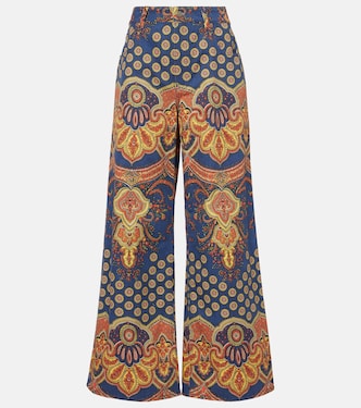 Voyage Imaginaire wide-leg jeans | Valentino