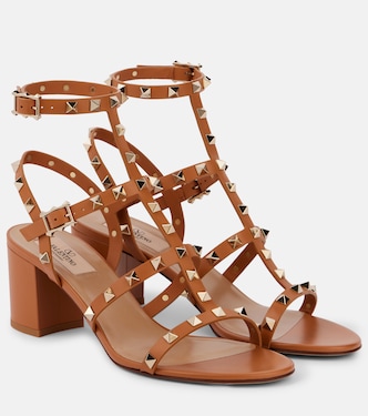 Rockstud leather sandals | Valentino Garavani