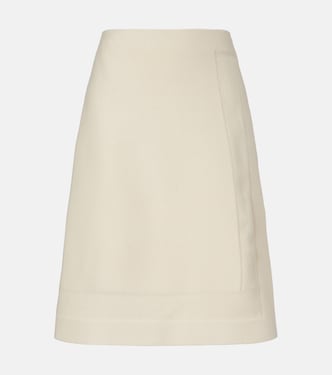 Wool-blend wrap skirt | Jil Sander