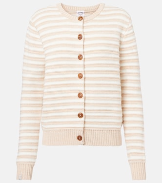 Isabeli striped cotton cardigan | The Upside