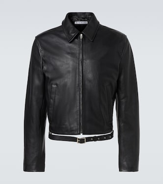 Leather biker jacket | Acne Studios