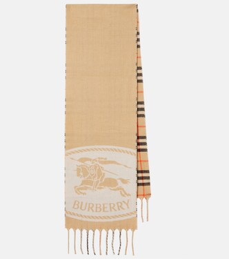 Burberry Check reversible cashmere scarf | Burberry
