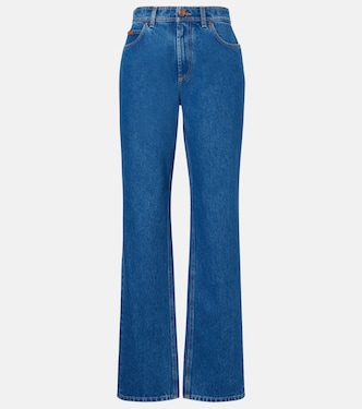 High-Rise Straight Jeans | Tod's