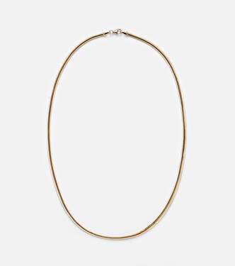 Halskette Serpentine aus 14kt Gelbgold (585/1000)  | Stone and Strand