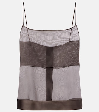 Carmen sheer silk camisole | Calvin Klein Collection