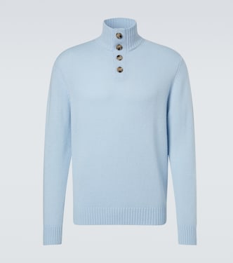 Wool and cashmere turtleneck sweater | Allude