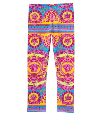 Leggings Electric Barocco aus Jersey | Versace Kids