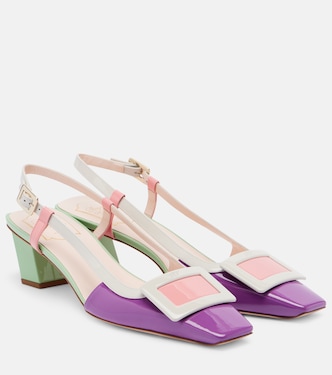 Belle Vivier patent leather slingback pumps | Roger Vivier