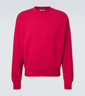 Cotton, wool and silk sweatshirt | Auralee
