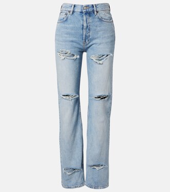 Distressed straight jeans | Acne Studios