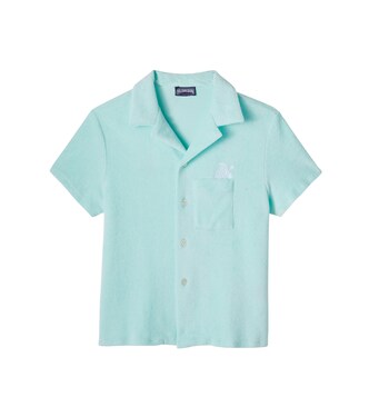 Embroidered cotton terry shirt | Vilebrequin Kids