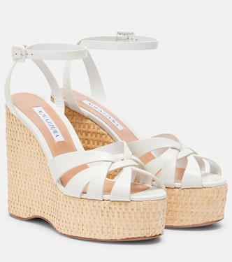 Wedge-Sandalen Copacabana aus Leder | Aquazzura