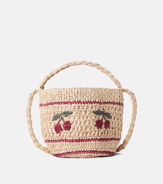 Fiorella raffia bucket bag | Konges Sløjd