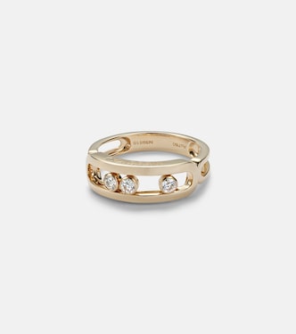 Anello Move Classique in oro 18kt con diamanti | Messika