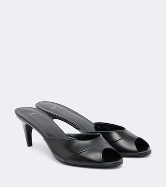 Mules Cave de piel | JUDE