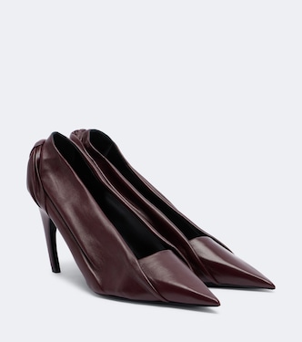 Eve draped leather pumps | Khaite