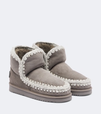 18 shearling-lined suede ankle boots | Mou