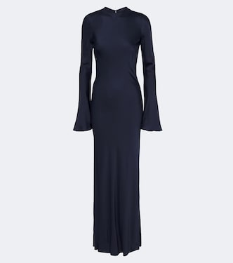 Robe longue en satin | Rotate
