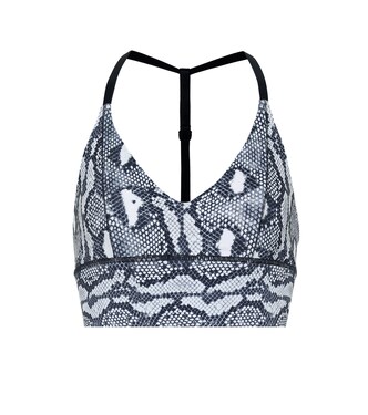 Snake-print sports bra | Adam Selman Sport