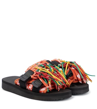 x Suicoke Moto fringed sandals | Alanui