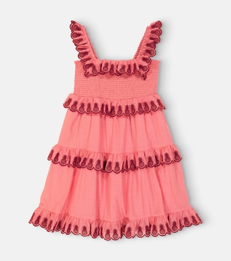 Tropicana embroidered cotton dress | Zimmermann Kids
