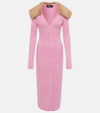 Pointelle wool and cashmere cardigan | Blumarine