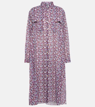 Eliane floral-print cotton midi dress | Marant Etoile