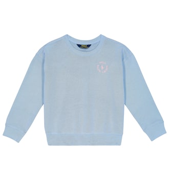 Logo cotton-blend sweatshirt | Polo Ralph Lauren Kids