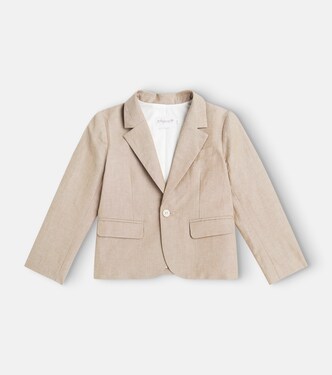 Aristide linen and cotton blazer | Bonpoint