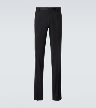Wool and silk-blend tuxedo pants | Dolce&Gabbana