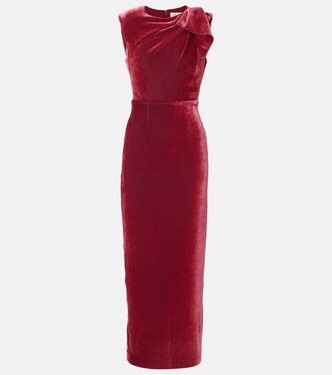 Robe longue en velours | Roland Mouret